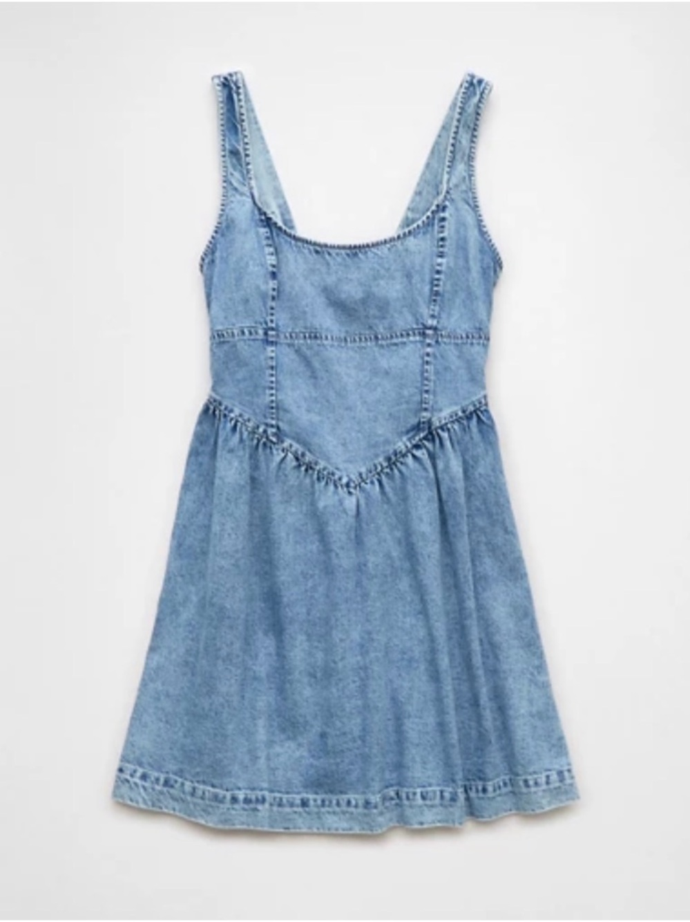 AE Denim Corset Mini Dress - Picture 8 of 8